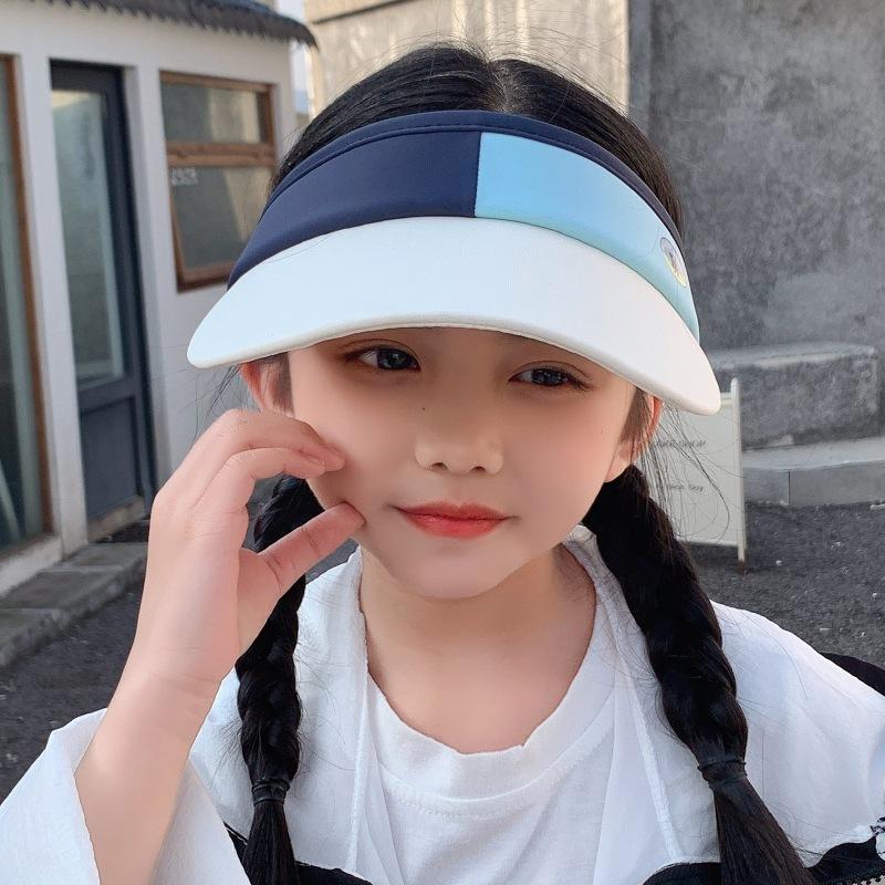 Children'S Sun Protection Hat Uv Protection Sun Hat Boys And Girls Outdoor Sports Parent-Child Empty Top Sun Hat