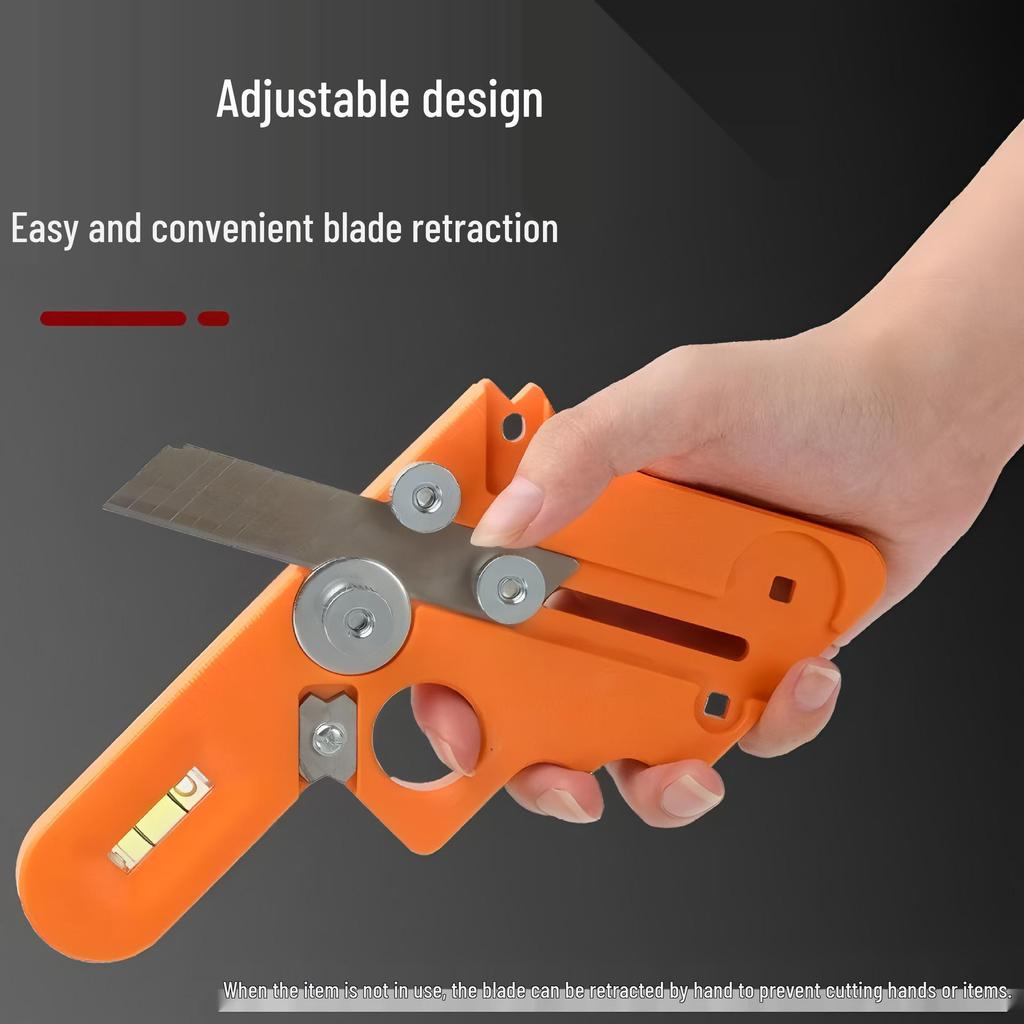 Chamfering and Scraping Tool: Paint-Free Plastic Burr Remover with Blade for Edge Sealing