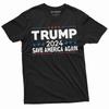 Trump 2024 Shirt Save America Again T-Shirt Mens Womens Tees Top Pro Trump Shirt Trump Patriotic Tee