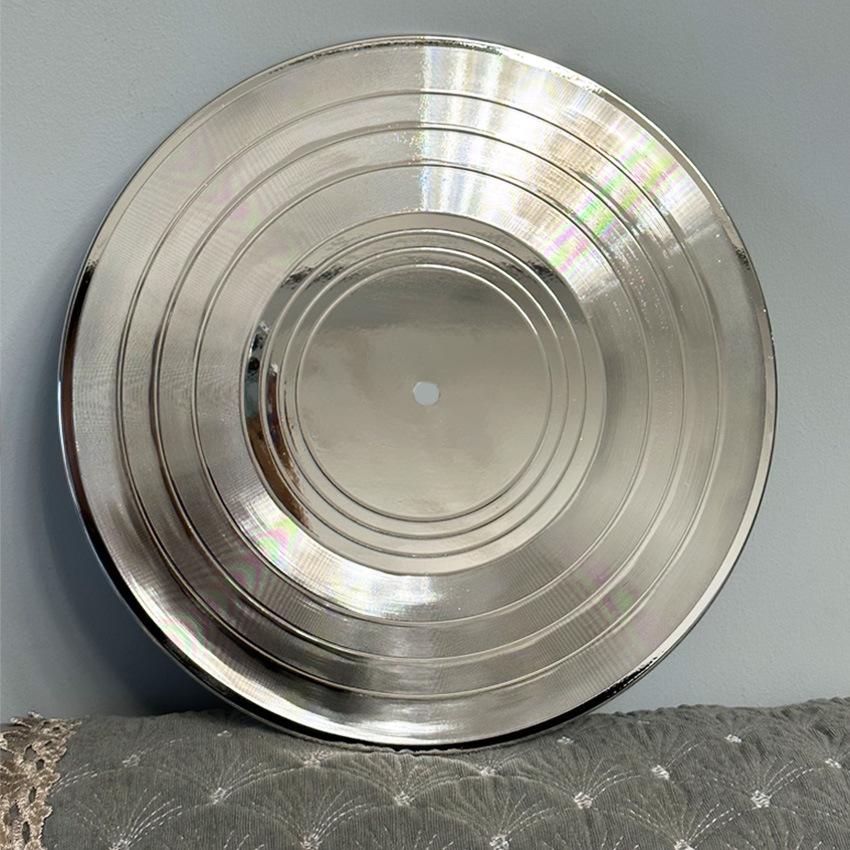High-End Electroplated Vinyl Record Ornament Birthday Gift Handicraft