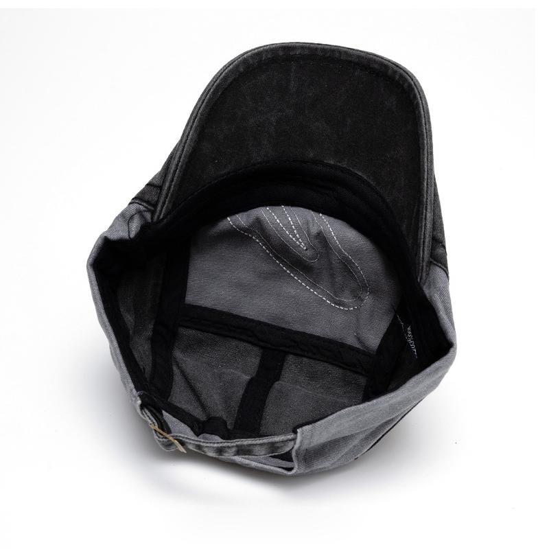 Men's Forward Hat Color Block British Vintage Beret Sun Hat Letter Embroidered Cap