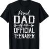 Mens Proud Dad Of An Official Teenager 13th Birthday T-Shirt