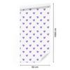 Hearts Wallpaper White and Lavender 50x1000
