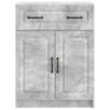Sideboard Concrete Grey 66 x 34.5 x 87 cm Particleboard