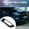 Left Right Side Fog Light Grille Cover Trim for Range Rover Sport 2014 2015 2016 2017 Black 1 Pair