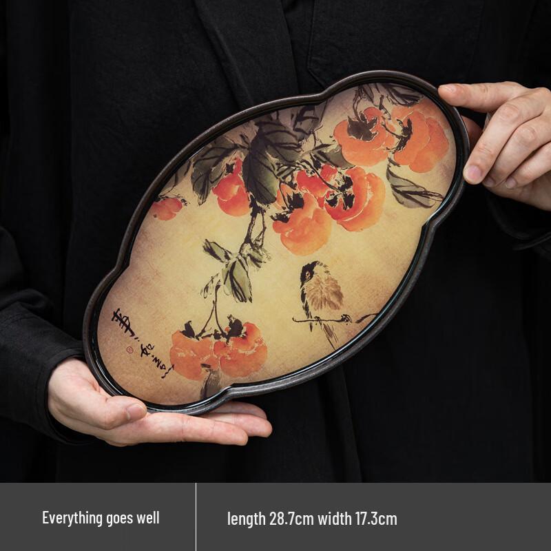 

Vintage Ceramic Dry Bubble Tea Tray