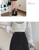 Plus Size Women's Coffee Corduroy A-line Skirt - Autumn/Winter Hip-Hugging Retro Brown Short Skirt