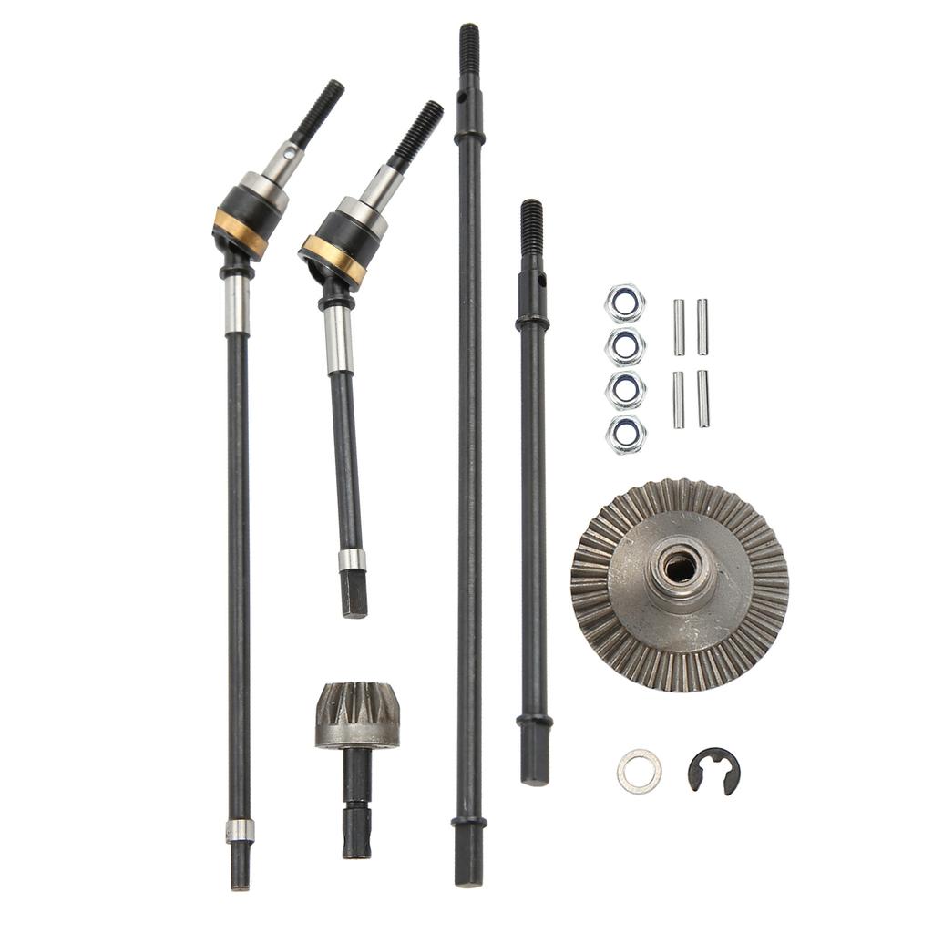 RC Front Rear Drive Shaft Axle with 38T and 13T Gear Set for Axial Wraith RR10/90018