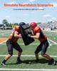VEVOR Football Blocking Dummy, 24x16 In Blocking Pads, Kick Shield Pad with Handles, High-Density Sponge Tackle Dummies