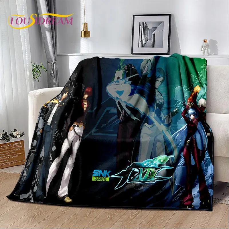 King of Fighters Retro Game Gamer Soft Plush Blanket,Flannel Blanket Throw Blanket for Living Room Bedroom Bed Sofa Picnic Cover