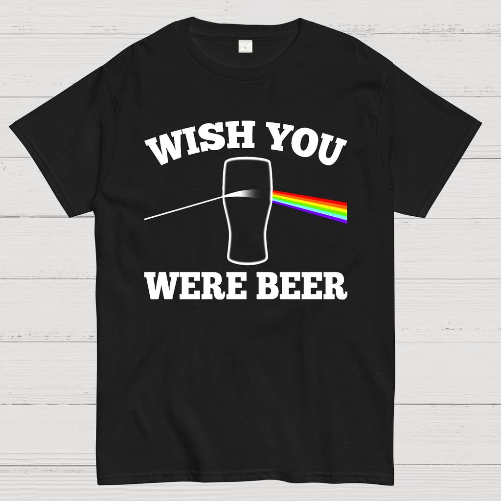 Wish You Were Beer Cotton Summer Casual Cool Loose T-Shirt
