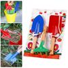 Juego de 3 Piezas de Herramientas de Jardinería de Metal con Mango de Madera Juego de Herramientas para Bonsái Juego de Palas de Plantación Suministros de Jardín