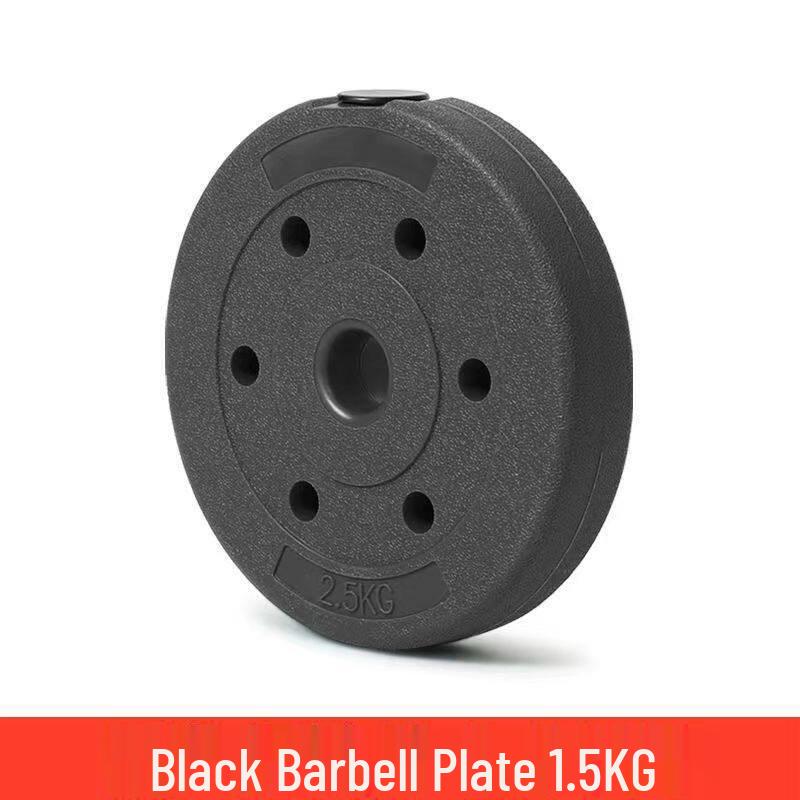 Universal Rubber-Coated Weight Plates for Home Fitness & Weightlifting