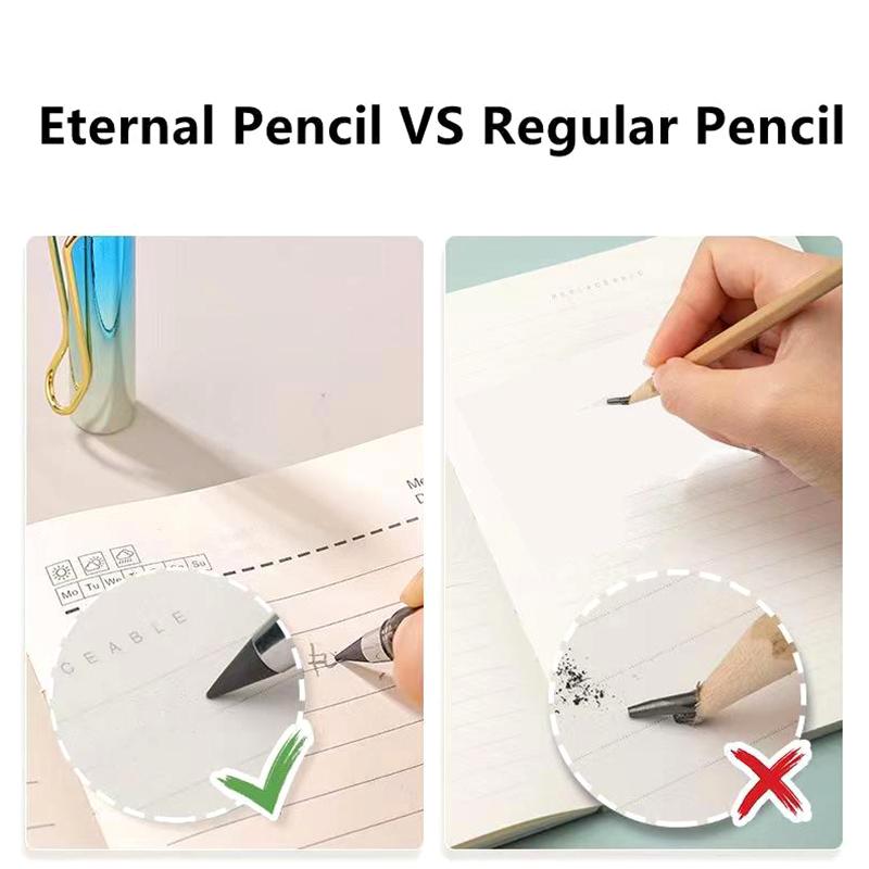 1Pc Magic Pencils Stationery No Ink Pen Colorful Eternal Pencil Novelty Technology Painting Supplies Unlimited Writing New Gifts