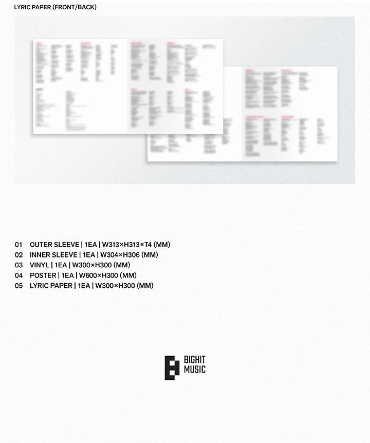 BTS ARIRANG Standard-Vinyl-LP 8-Sorten-Set – Limitiertes K-POP Sammler-Vinyl-Schallplattenpaket