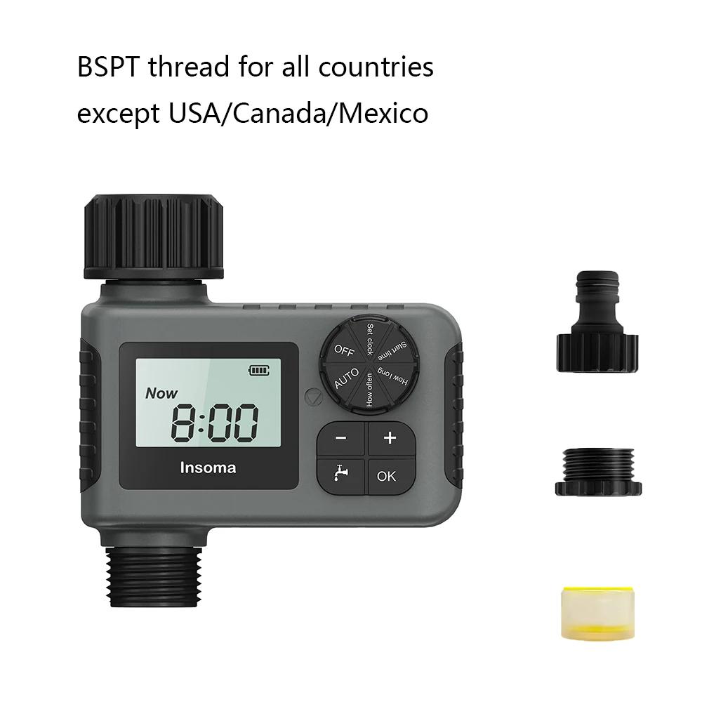 Newest Automatic Water Timer Intelligent Irrigation Watering System Sprinkler Timer Garden Programmer Equipment IPX5 LCD Display