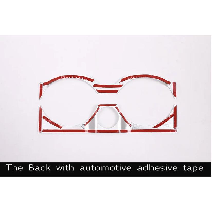 For BMW X3 X4 G01 G02 2018-2021 ABS Chrome Silver Car Central Control Water Cup Holder Frame Trim Car Accessories