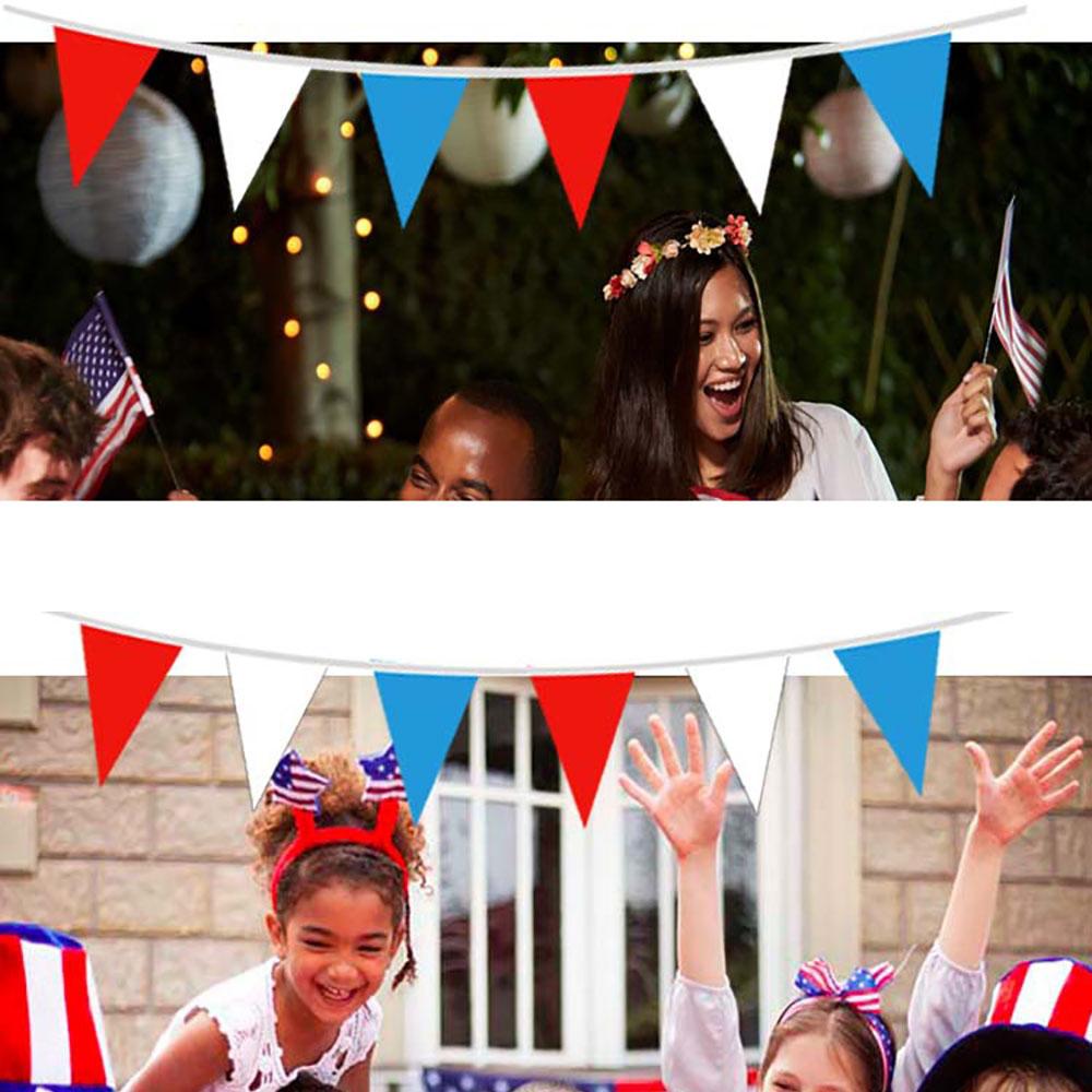 Jubilee Decorations 18M Outdoor Flag Bunting Street Party 50 Colorful flags