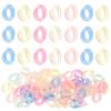 50pcs/lot Acrylic Twisted Chain Links Candy Colored Bracelet Connector Clasps For DIY Handmade Exquisite Earrings Accessories