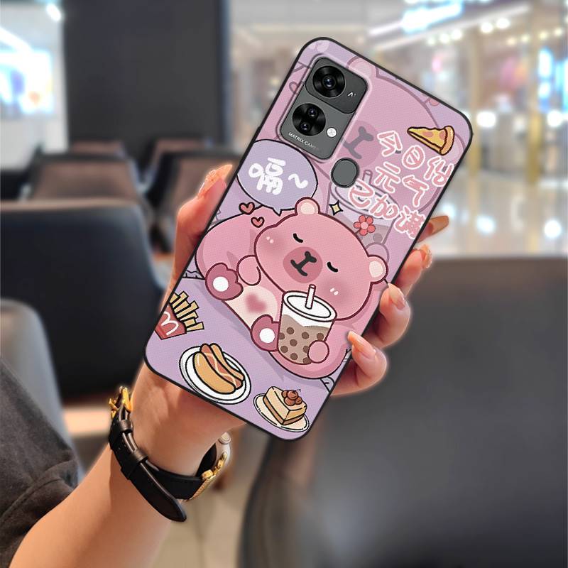 Couple Fashion Design Phone Case For Oukitel C33 Back Cover Phone Pouch TPU Cute Silicone Protective Cartoon Shockproof