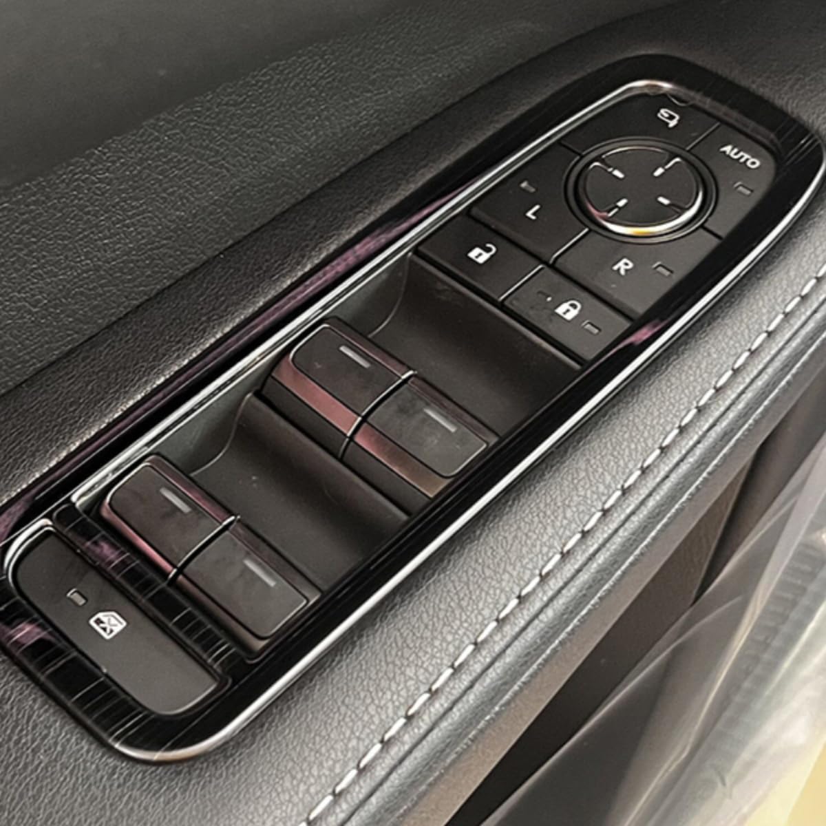 

Панель переключателей стеклоподъемников Lexus Кнопка стеклоподъемника Панель переключателей Внутренняя панель Новый LEXUS RX350 Нержавеющая сталь 4 шт. SWD-DG RX450/500H [Черная шлифованная]