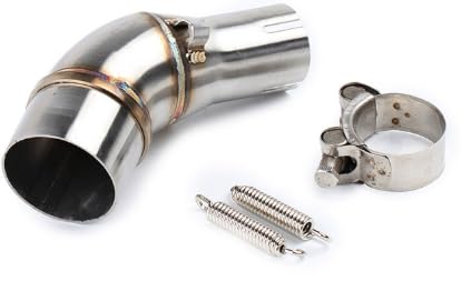 

RYOTBASE Slip-on Muffler Silencer Motorcycle Motorcycle Exhaust Intermediate Exhaust Pipe Conversion Adapter Expi Stainless