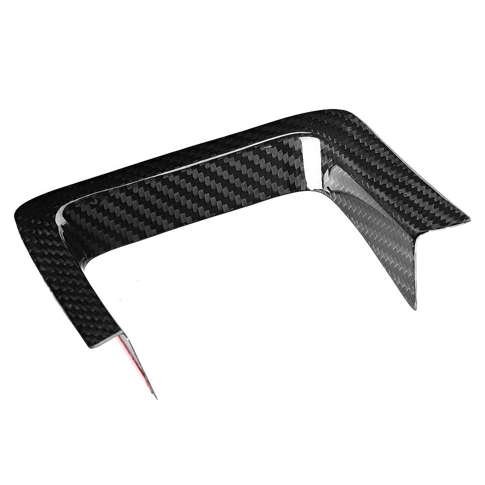 Car Steering Wheel Trim Real Carbon Fiber Auto Decoration Fit for Range Rover Evoque 2020