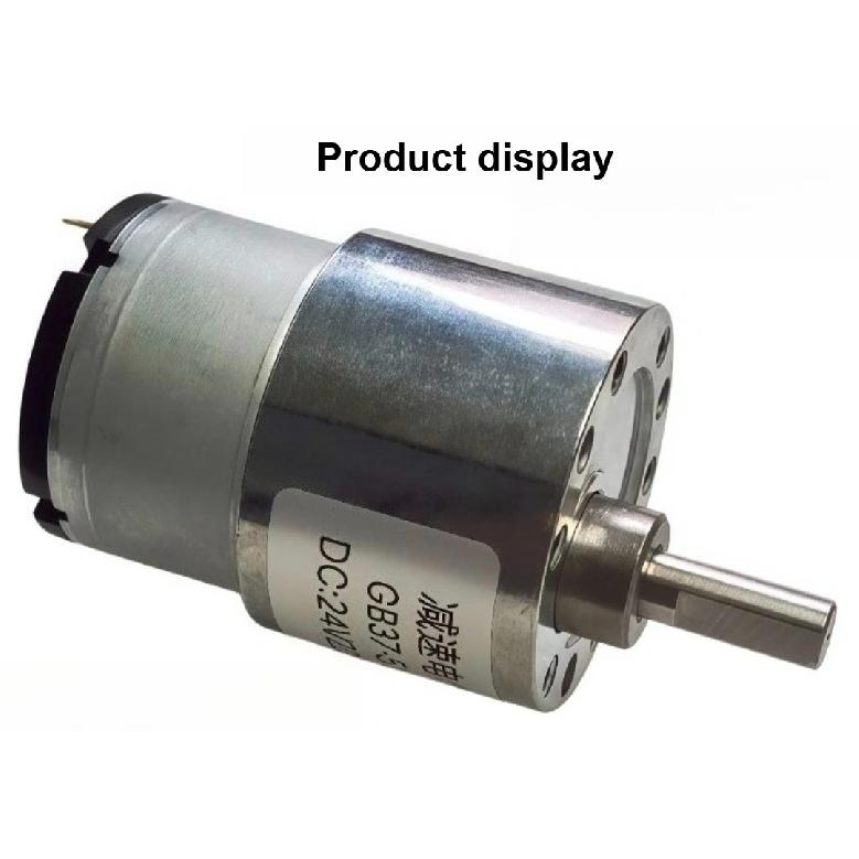 GB37-520 Hochdrehmomentmotor mit Regler DC 12V 24V Einstellbare Geschwindigkeit Vorwärts CW/CCW Smart Home Roboter Metall Elektromotor