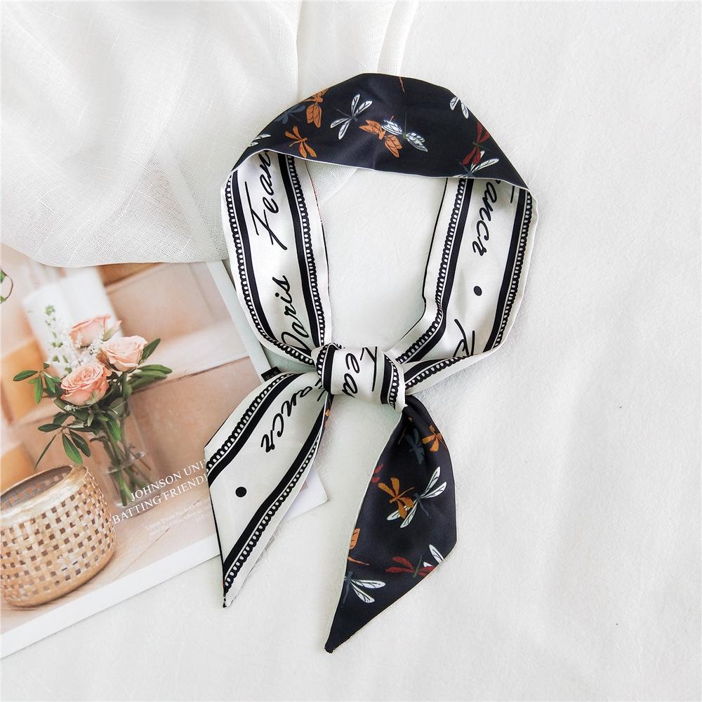New Scarves Silk Scarves Women'S Spring And Autumn Season Long Decorative Professional Scarves Summer Thin Styles Paired With Shirts Stylish
