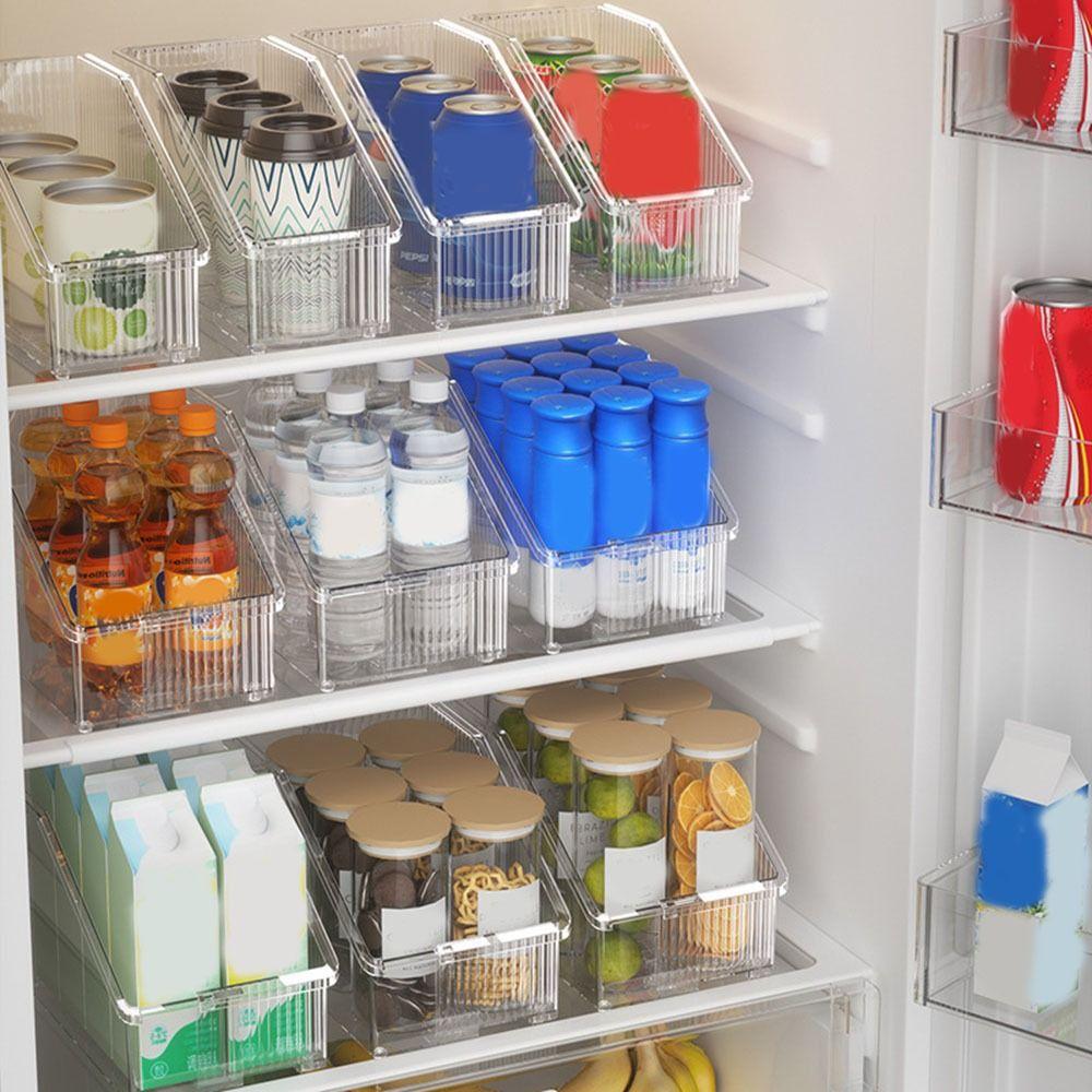 

Plastic Expandable Cabinet Storage Box Transparent Pantry Storage Box Closet прозрачный
