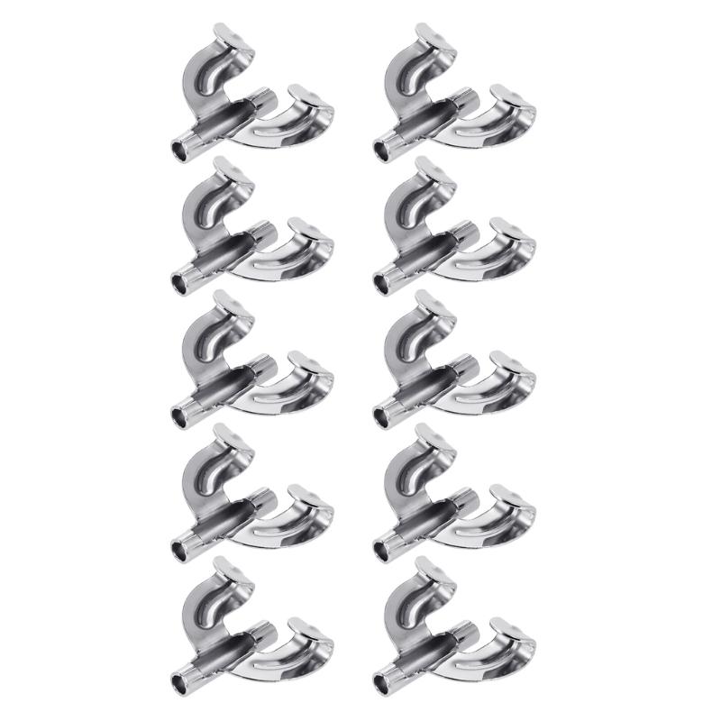 

10Pcs Drum Instrument Accessories Drum Hook Replacement Alloys Drum Hardware Part Drum Mount Claw Hook Drum Claw Hook 1