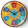 12-inch 30cm Wall Clock Living Room Simple Cartoon Early Education Clock Wall Creative Fashion Decoration Hanging Table