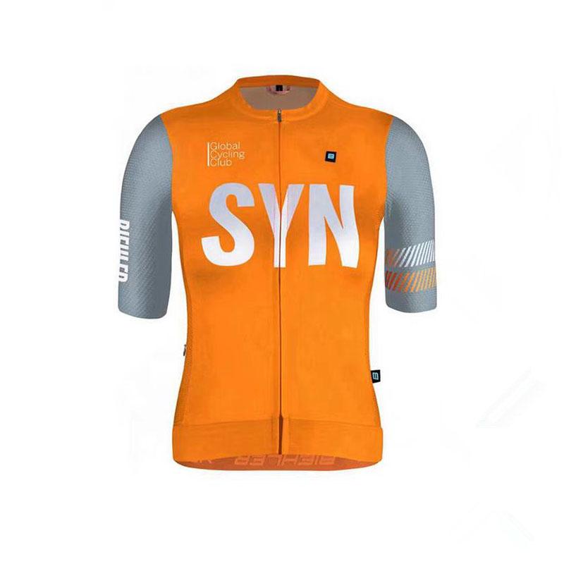 SYN Men s Cycling Suit Short Sleeved Set Summer Mountain Road Cycling Suit Quick Drying Cycling Pants Cycling Jersey Cycling Bib S зелёный