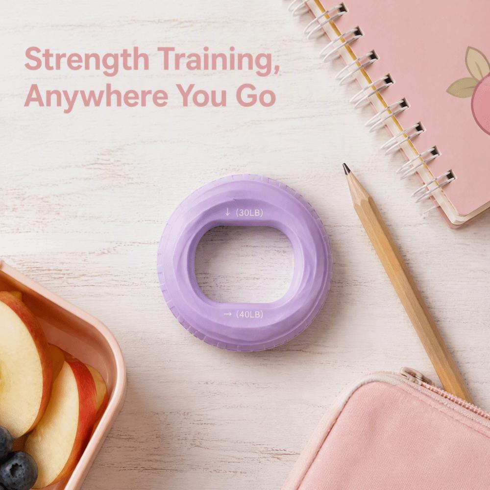 Flexible Texture Grip Ring Dual Resistance Finger Trainer Hand Fitness Hand Gripper Wrist Exercise