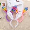 Plush Hairband Eye-Catching Sequin Hair Hoop Cosplay Headdress Fresh Easter Headband For Photo Props Festival Daily Outfit