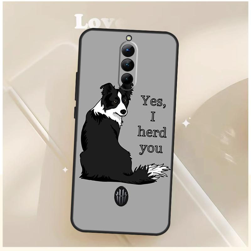 Border Collie Dog Case For ZTE Nubia Red Magic 6 7 6S 7S 8S 9S 10S Pro For RedMagic 10 8 9 11 Pro Plus Cover