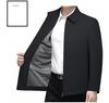 Trendy Executive Spring/Autumn Jacket for Middle-Aged Men - Business Casual Lapel Coat 2026
