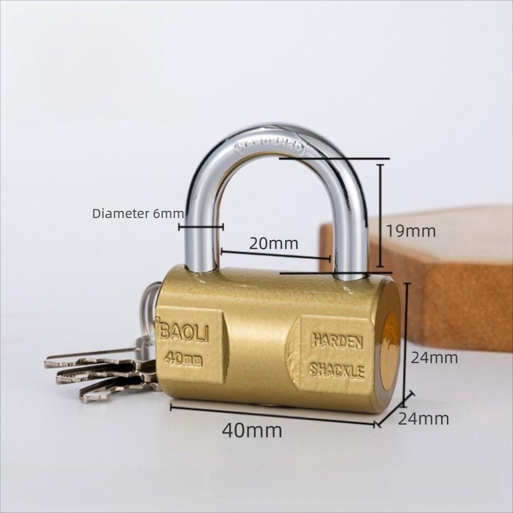 Waterproof Heavy Duty Padlock Rust Proof Anti-theft Padlock Outdoor Gym Dormitory Cabinet Door