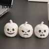 Exquisite Halloween Desktop Decorations 3D Printed Mummy Pumpkin Skull Figurine for Decorations, Versatile Showcase Display Statues with Funny