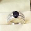 Black Onyx Oval Cut Gemstone With 925 Sterling Silver Ring For Men's #A811 JL375666852784