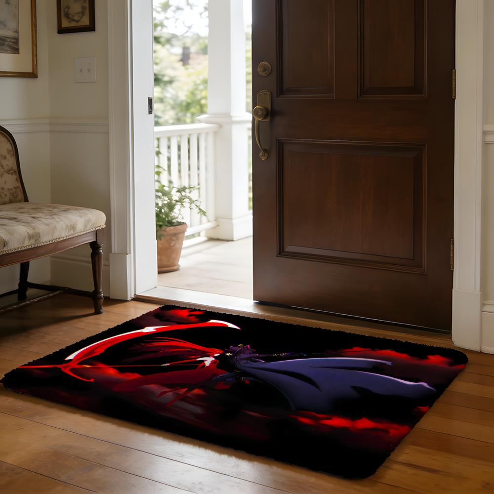 The Eminence In Shadow Anime Floor Mat Soft Flannel Absorbent Mat Non-Slip Rug Home Bedroom Bathroom