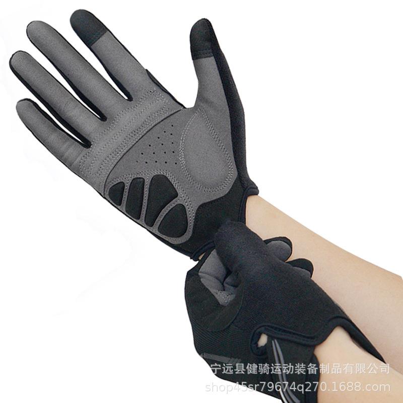 

Bicycle And Motorcycle All Finger Riding Gloves Anti Slip And Shock-absorbing Bicycle Riding Equipment Men s And Women s Gloves