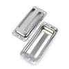 2Pcs Guitar Pickup Cover Two Slot Metal Case Brass Humbuckers For Electric Guitars Goldsliver
