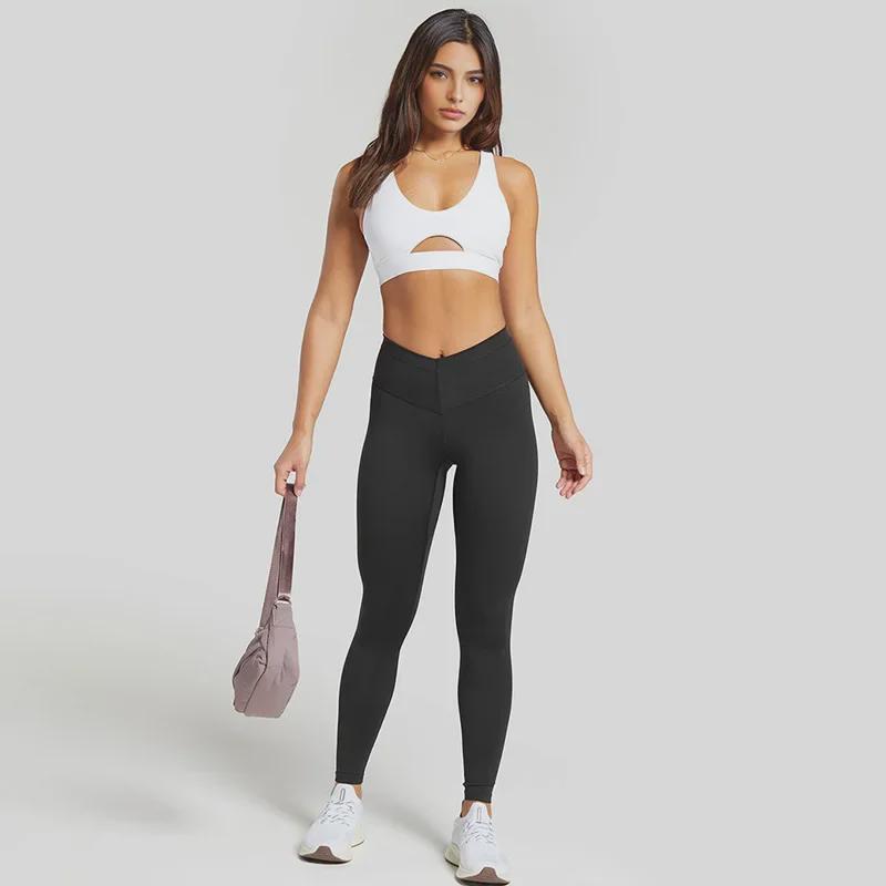 Women's European & American Hollow Back Sports Bra - High-Intensity Yoga & Fitness Vest