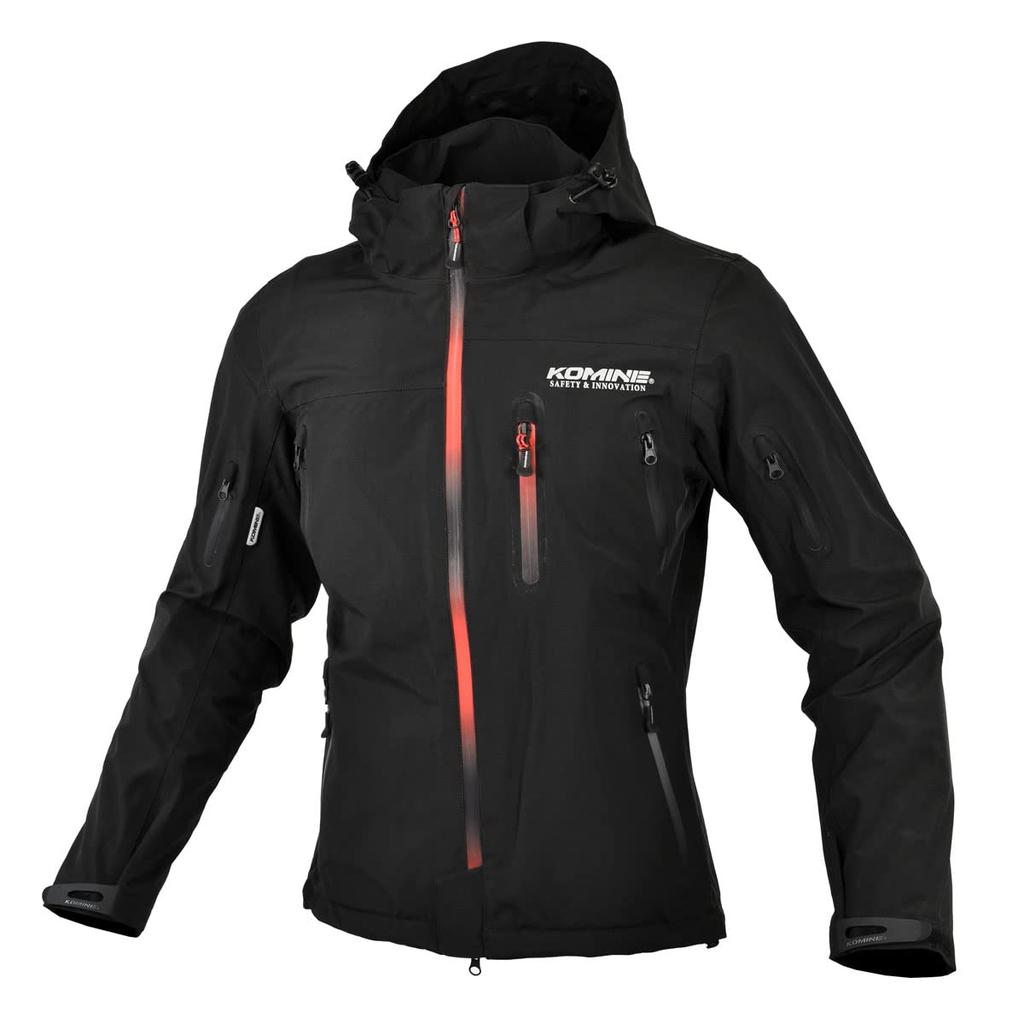 KOMINE Motorcycle Size M 07-555 Men's Wear, Black/Gradation.Red,