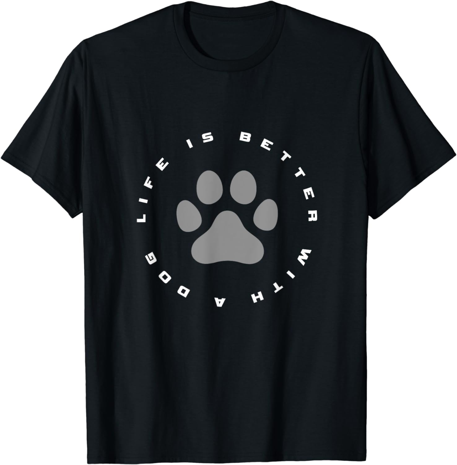 Dog Paw Print T-shirt, Fun Dog Pet Print Top, Women s Clothing Streetwear, Graphic T-shirt.Summer Streetwear Personality Y2K ... S разноцветный
