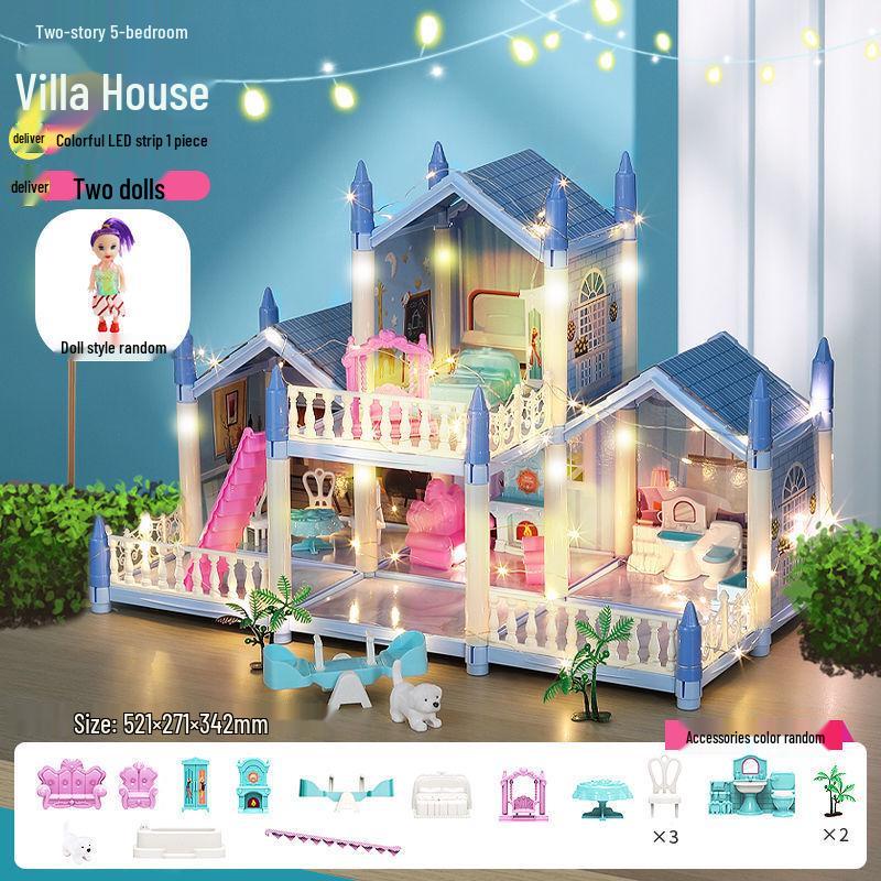 Children's Princess Castle Playhouse Assembly Toy Set Educational Building Blocks