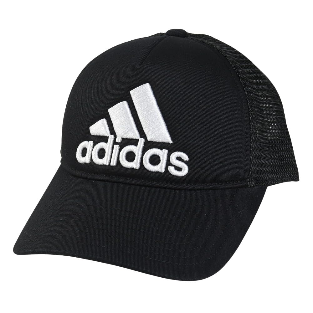 Adidas DVV02 Trucker OSFZ Cap, Men's, Black/Black/White (JH3727)
