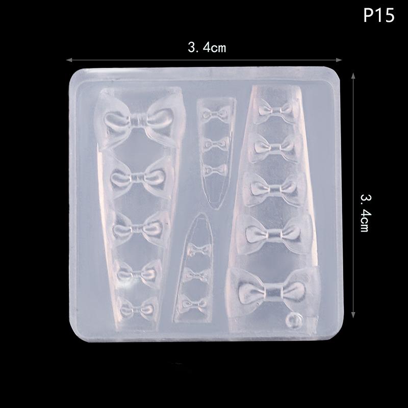 3D Mini Silicone Mold Butterfly Flower Nail Art Decorations Nails DIY Design Flower Shell Nail Mold Stamping Plate Manicure Mold