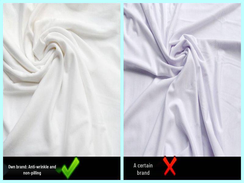 Korean Style Men's Bamboo Fiber Modal T-Shirt - Solid Color, Round Neck, Half Sleeve